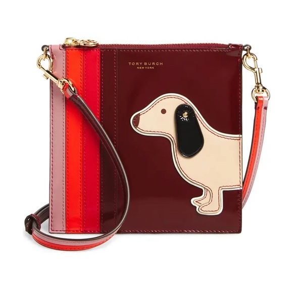 Authentic TORY BURCH Leather Dog card/Crosby - Picture 3 of 12